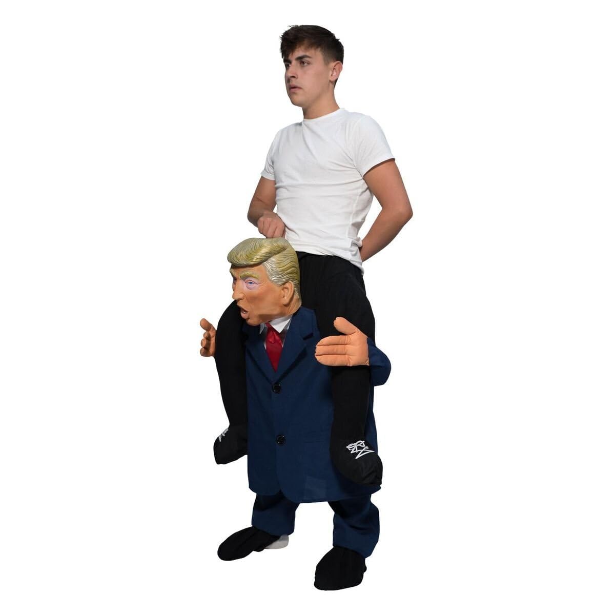 Morph Costume Trump A Cavalluccio Adulto, Presidente Trump Costume