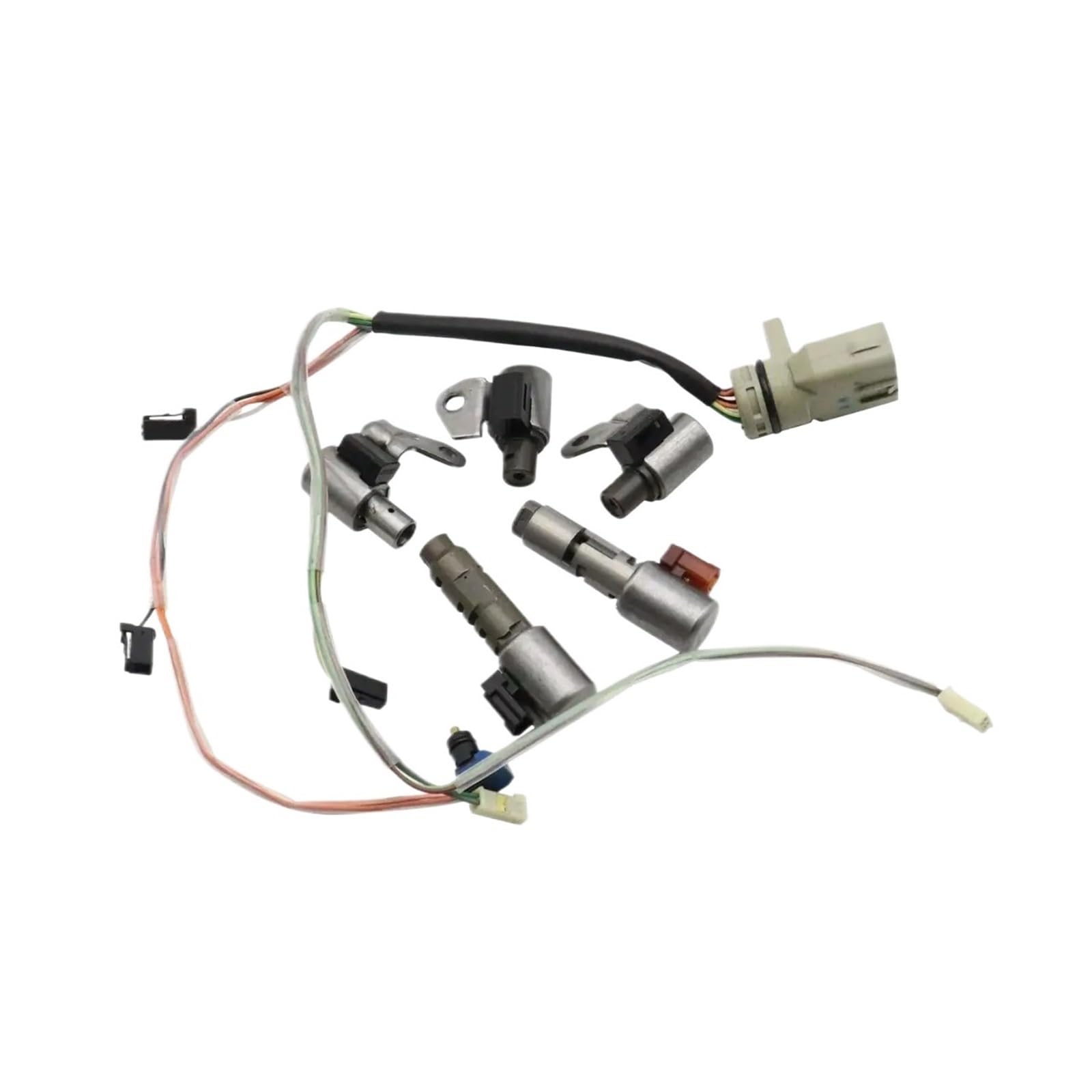 Tzobxdp One Color Transimission Solenoid Kit With Harness Fit For Toyota Fits For Corolla U340e U341e U341f Transmission Drivetrain Transmission Valve Body Valve Body Solenoid Module