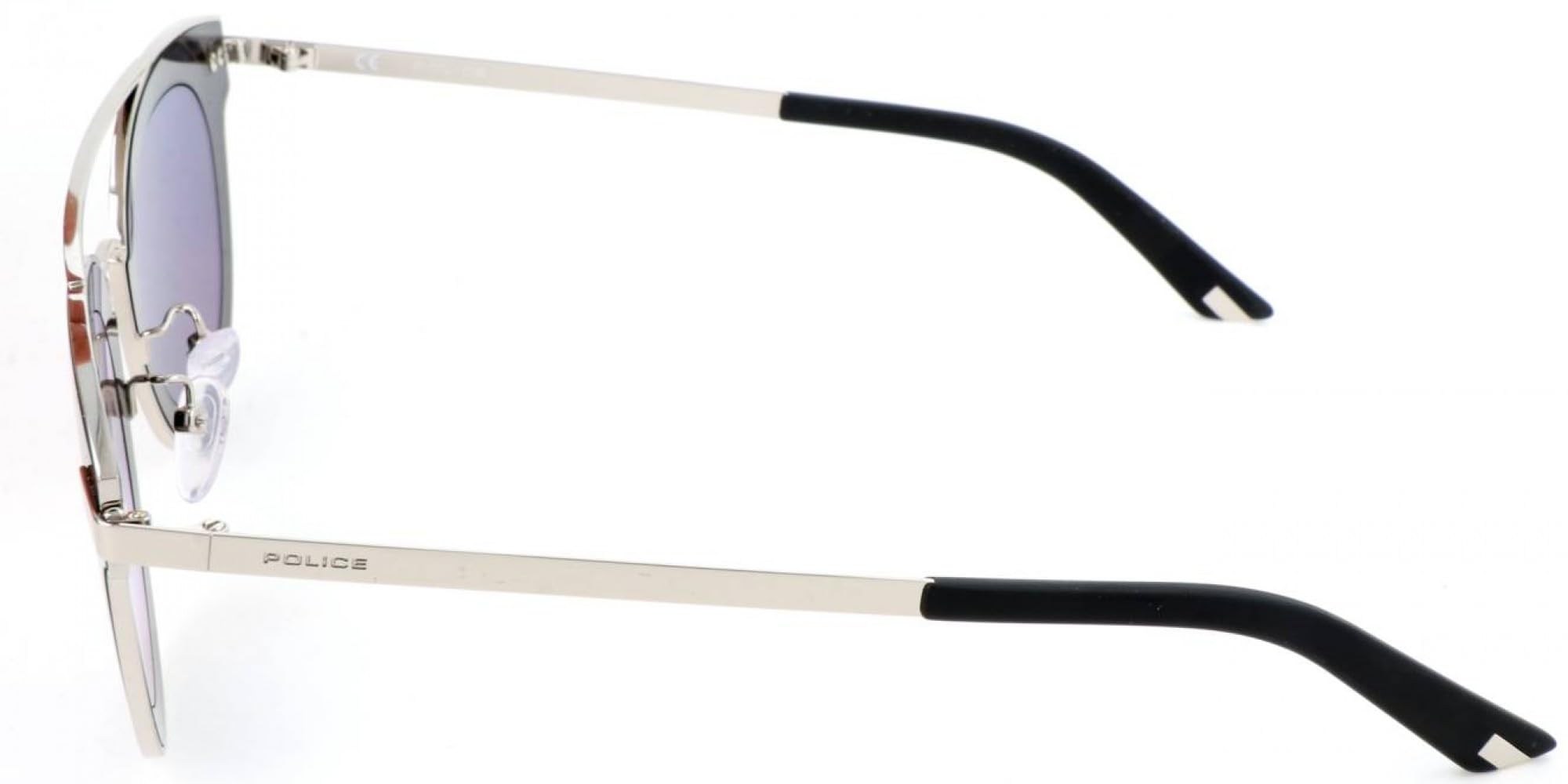 Police Gafas de Sol SPL349 Shiny palladium 47/24/145 Hombres