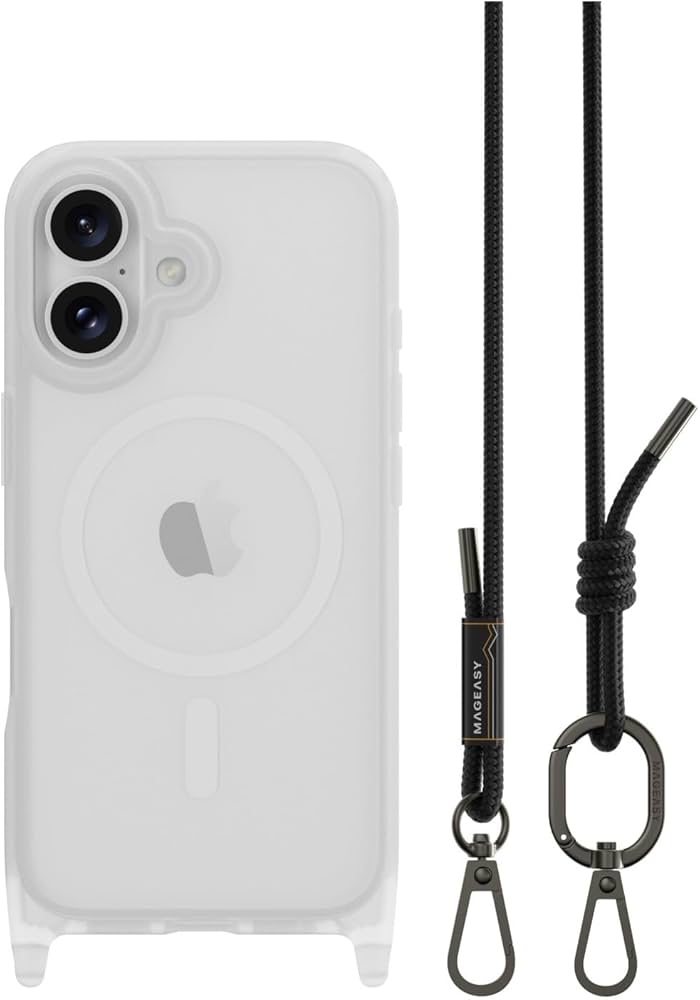 【MagEasy】 iPhone Air 対応 ケース ショルダー ストラップ Amazon.co.jp: 【MagEasy】 iPhone 16 対応 ケース ショルダー