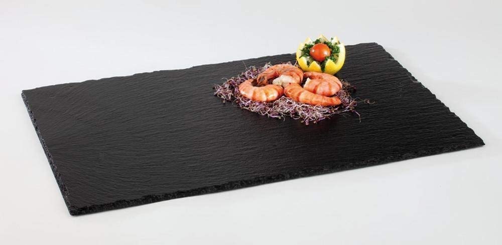 APS 00990 GN 1/​1 piastra di ardesia naturale 53 x 32,​5 cm di spessore 5-​8 mm
