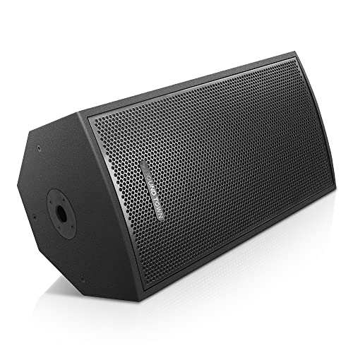 Image of Sound Town CARME Series 12 inch 2-Way Powered Professional PA DJ Speaker, Black with Onboard DSP, Birch Plywood for Installations, Live Sound, Karaoke, Bar, Church