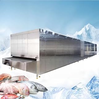 Large-Capacity Liquid Nitrogen Tunnel Freezer, Industrial Nitrogen Quick Freezer for Premium Seafood & Poultry Processing, Suitable for Export-Oriented Factories