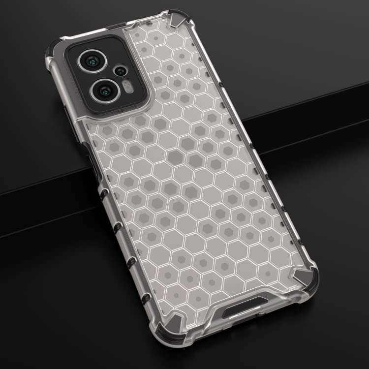 Image of Prime Retail Hard PC Back Case Cover for Redmi Mi K50i 5G Anti Slip Ultra Thin Shockproof Reinforced Corners (Transparent)