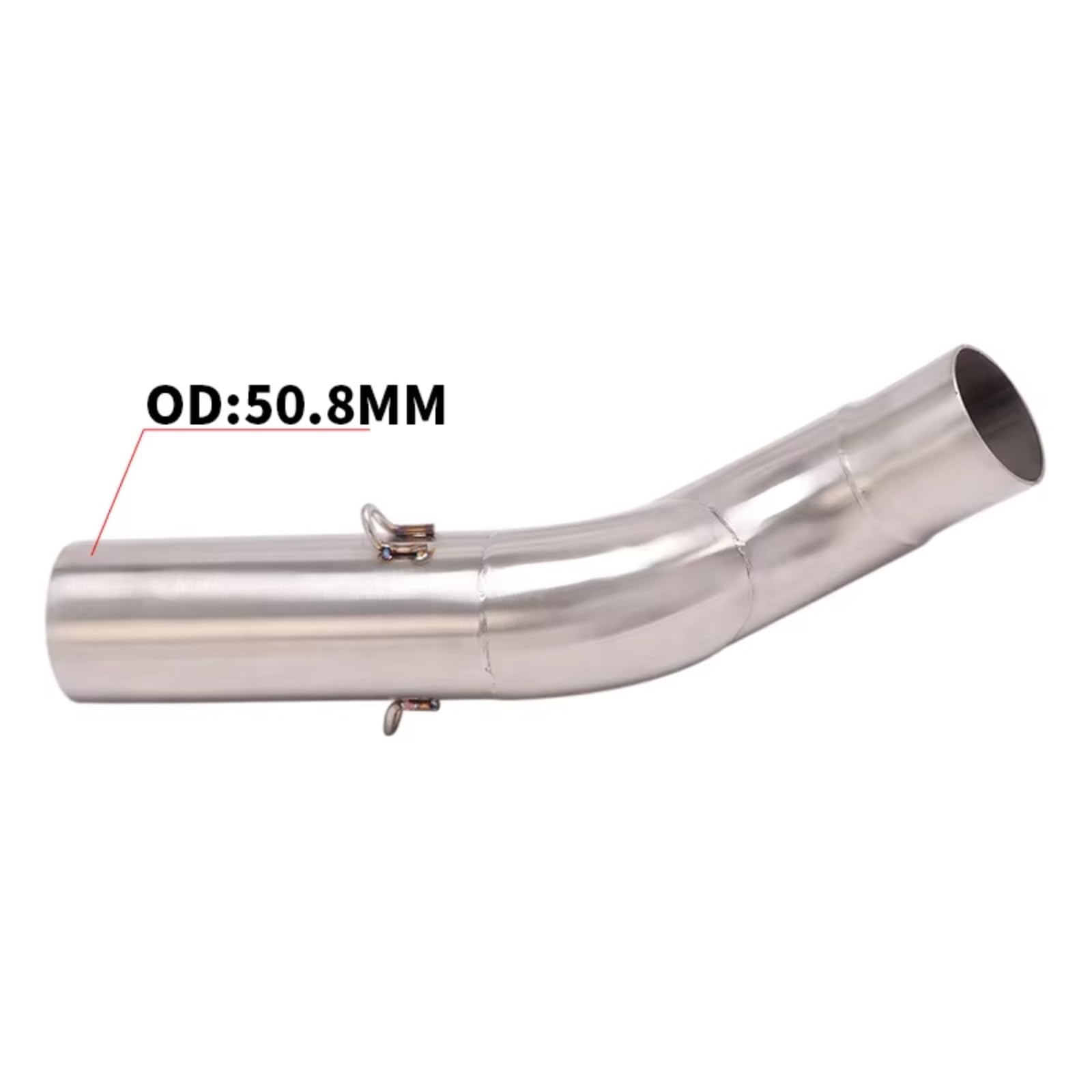 Motorrad Slip-On Auspuff Für Street Für Triple 660 S A2L Motorradauspuffanlagen Slip On Modifiziertes 50,8-mm-Mittelverbindungsrohr Motocross Für Espace Moto