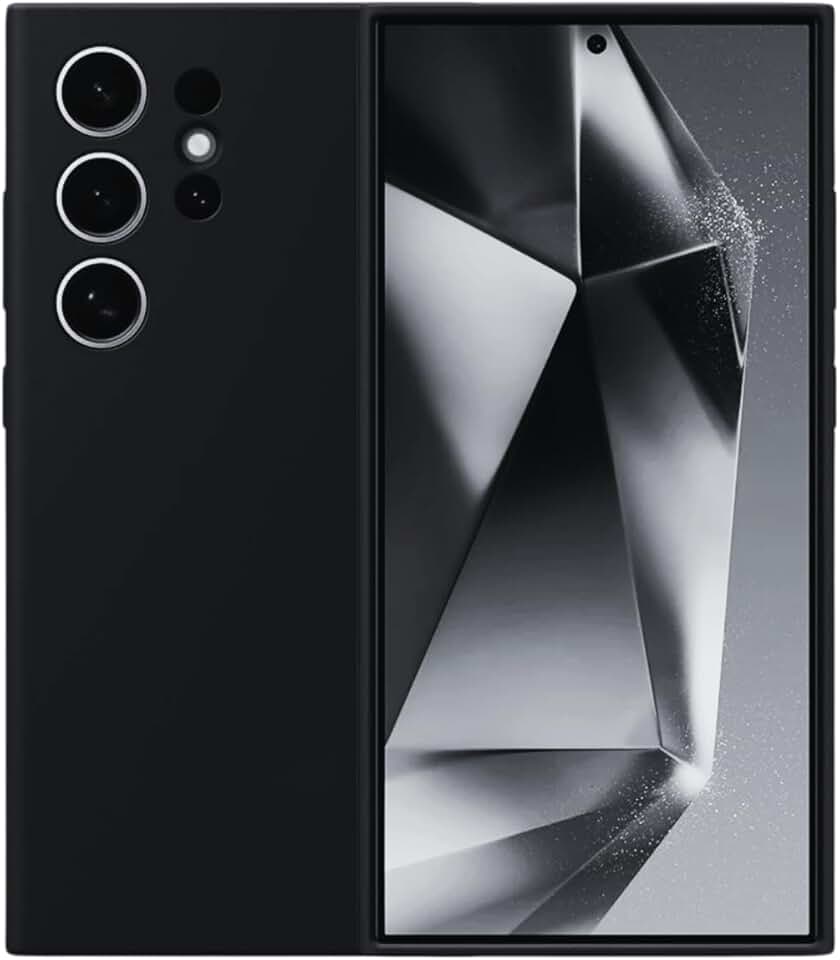 Capa Capinha Case Premium Anti Impacto Preta com Proteção de Câmera para Samsung Galaxy S24 Ultra