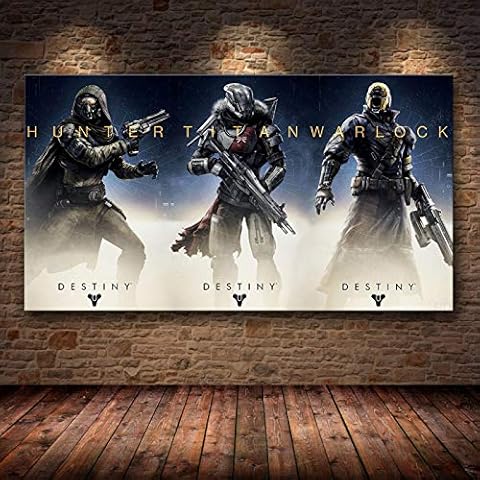 Aishangjia Destiny 2 Video Game Wall Art Canvas Poster Hd Prints Pictures For Living Room Home Bedroom Decor Wall Art Canvas Painting 50x70 cm(19.68x27.55 in) A-224 Cover