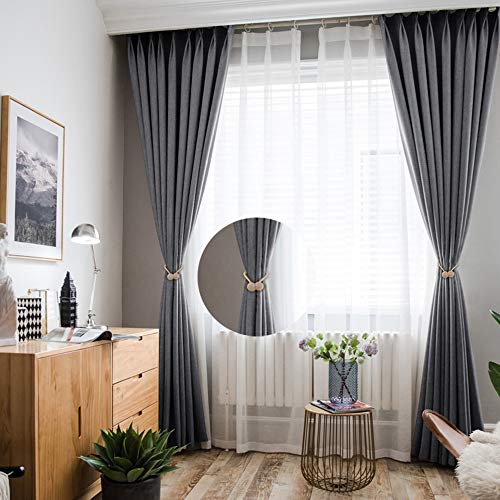 Huyijjh Curtain Tiebacks Magnetic, Decorative Curtain Holdbacks For Window Décor, Grey Sliver (Pack Of 6) #TOP5