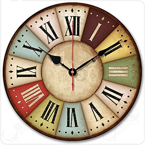 Grande horloge numérique vintage pour décorer votre salon