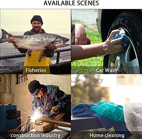 Long Rubber Gloves, Elbow Length Drain Gloves, Heavy Duty Pond Gloves, Chemical Protective Gloves for Resist Strong Acid, Alkali and Oil