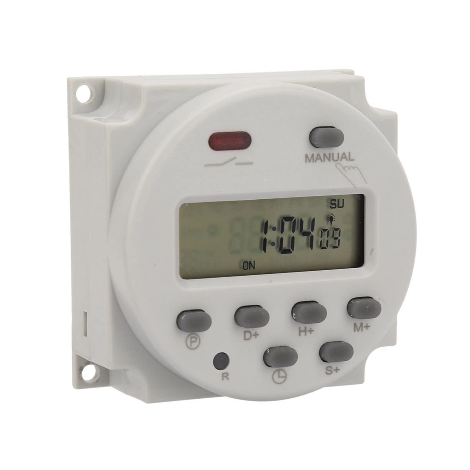 5VA 7 Tage programmierbarer Zeitschalter, Digitalanzeige, Kleiner Zeitrelaisschalter für elektronische Steuerung, genau und stabil(220V AC)