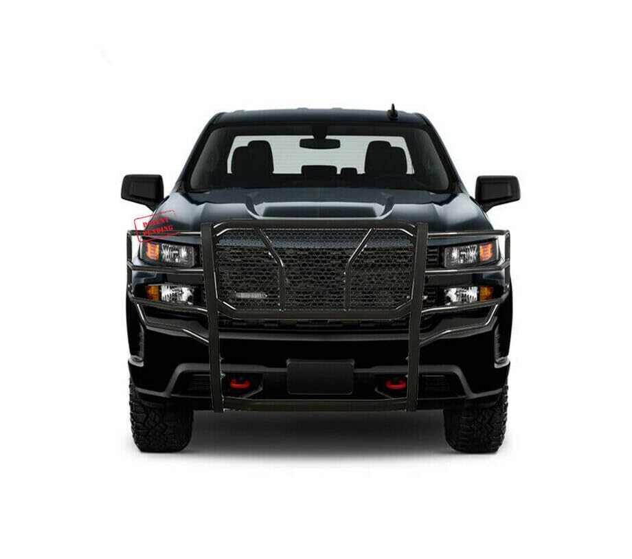 Image of BLACK HORSE RU-CHSI15-B Black Rugged Grille Guard