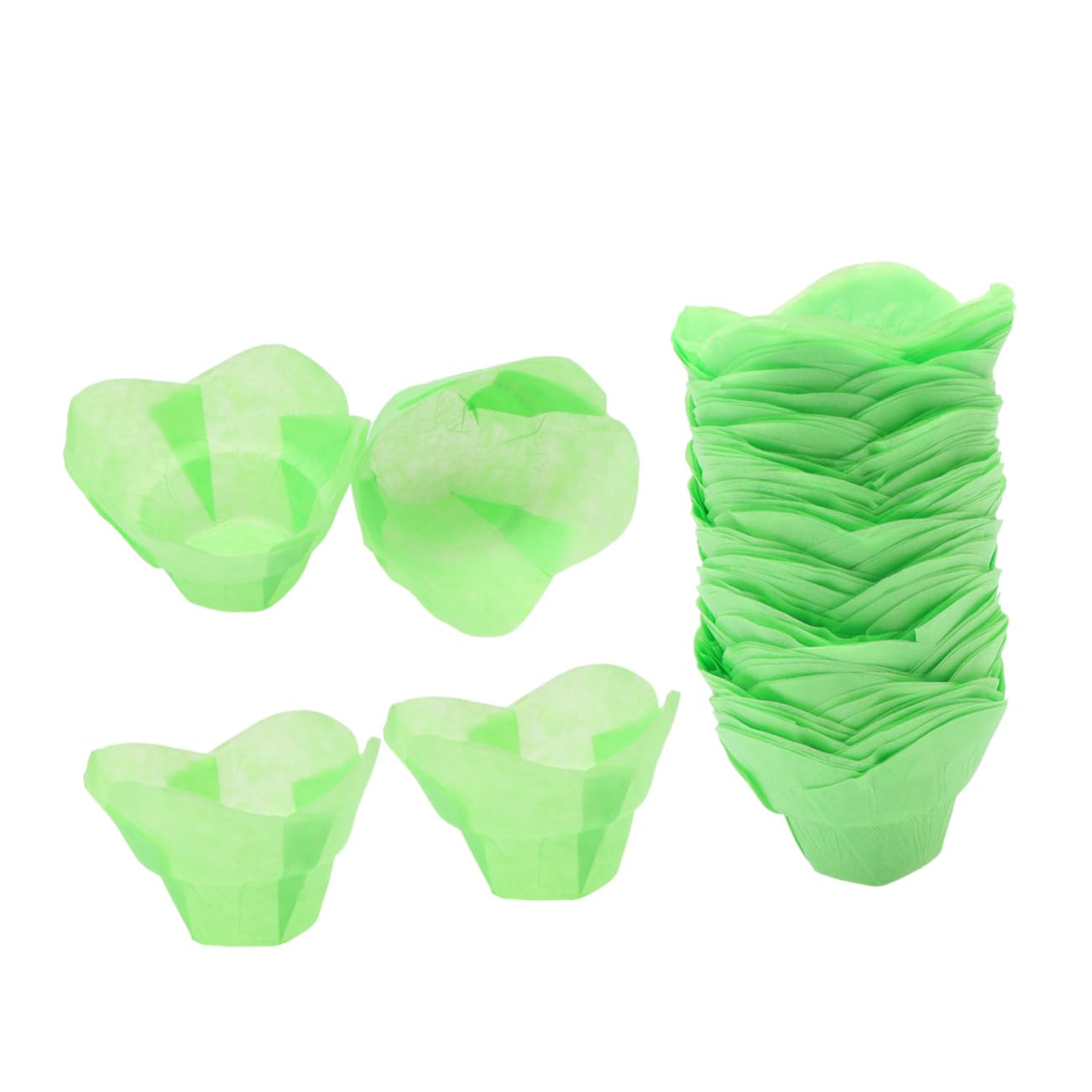Amosfun 300 Pcs Moules À Muffins En Papier Mini Gobelets En Papier Pour Bonbons Doublure De Coupe De Gâteau En Tasse De Cuisson Doublure De Cupcake Mini De Muffins