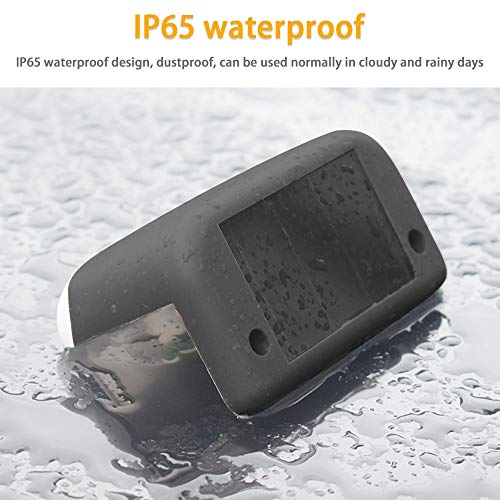 WYSRJ Pacote com 8 luzes solares para deck, ambientes externos, à prova d'água, lâmpadas de LED par