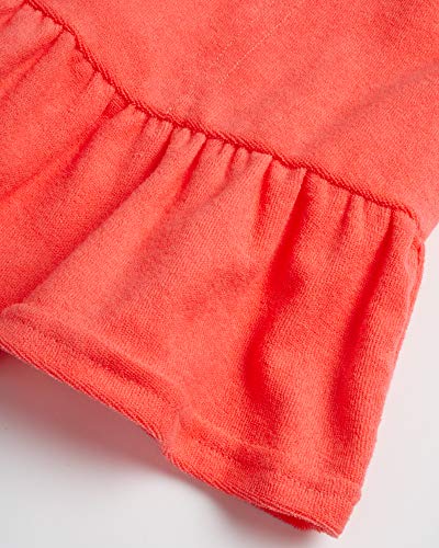 Pink Platinum Girls' Swim Cover-Up – Kids Hooded Terry Beach Towel Robe – Upf 50+ Beach/Pool Bathrobe For Girls, Size 2T, Coral #TOP3