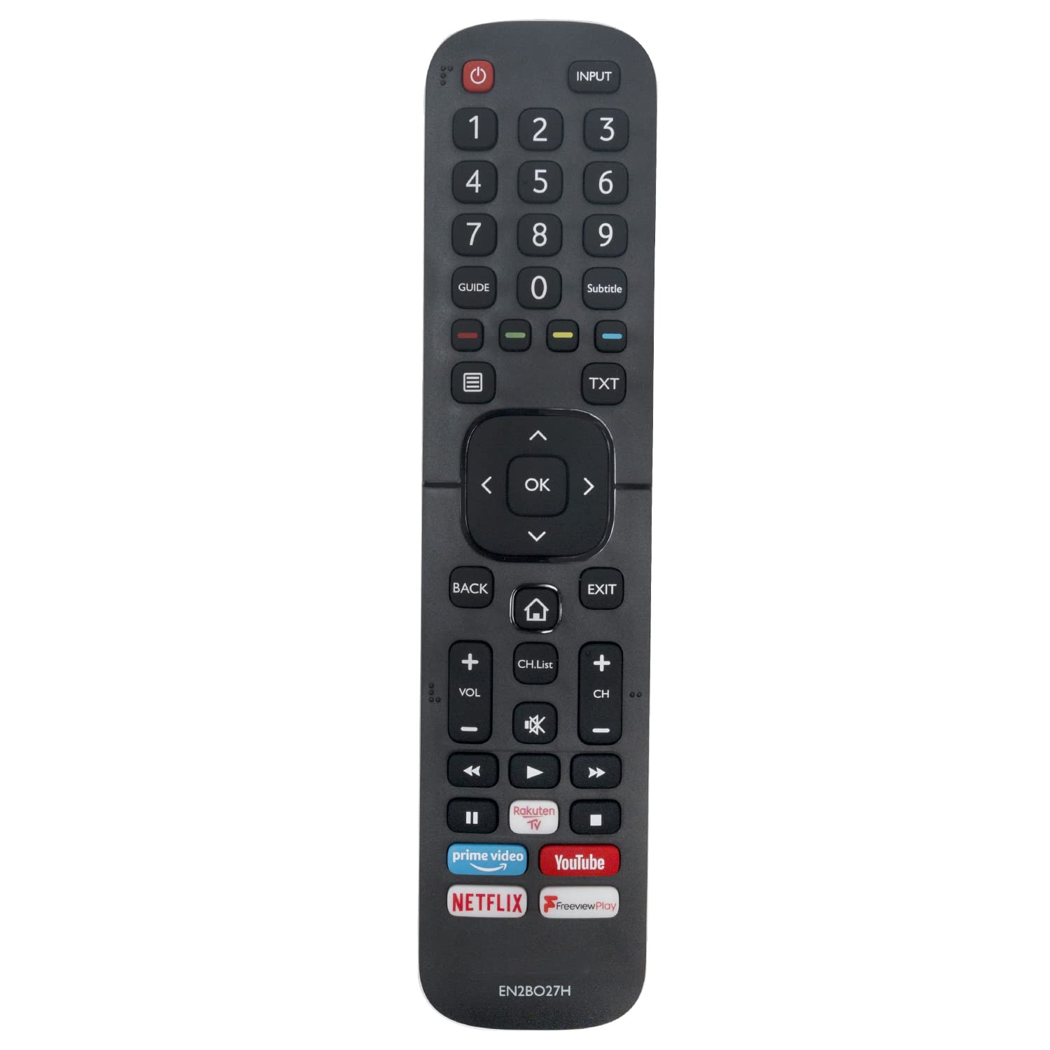ALLIMITY Telecomando Sostituzione Compatibile con Hisense 4K UHD HDR Smart TV 65AE7000F 75AE7000F 70AE7000F 58AE7000F 43AE7000F 43AE7000FTUK 50AE7000FTUK 55AE7000FTUK 65AE7000FTUK EN2BO27H