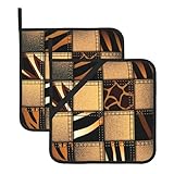 Zubehördetails: Enthält 2 Topflappen (20,3 x 20,3 cm), einen mit einer Tasche und einer ohne Tasche.