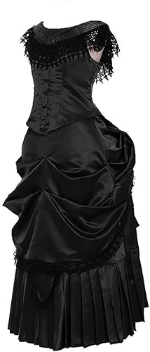 Disfraz de mujer victoriana vintage estilo victoriano de estilo victoriano con falda