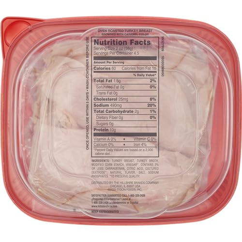 Hillshire Farm 10000098450 Ultra Thin Sliced Deli Meat, Oven Roasted Turkey Breast thumb #3