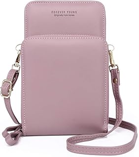 COWORK - Borsa a tracolla da donna, in pelle PU, con tracolla e scomparti per carte di credito