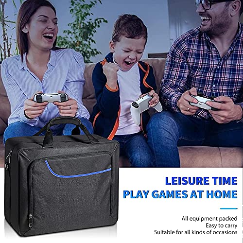 CONNYAM Case for PS5, Console Carrying Case Customized Storage Bag Compatible with Playstation 5 PS5 and PS5 Digital Edition Console, PS5 Controller, Gaming Headset, PS5 Games, and Other Accessories - Thumbnail 7