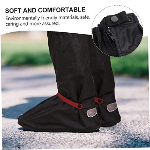 Cubiertas para zapatos HANABASS, 1 par, impermeables, de goma y tela oxford, para lluvia, nieve y barro miniatura 3