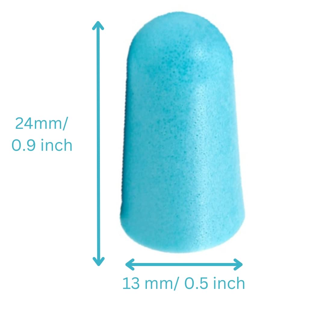 Tapones para los oídos de espuma de calidad, 50 pares, 32 dB, con cancelación de ruido, desechables, envueltos individualmente
