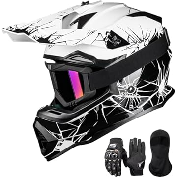 dirt bike helmets with goggles