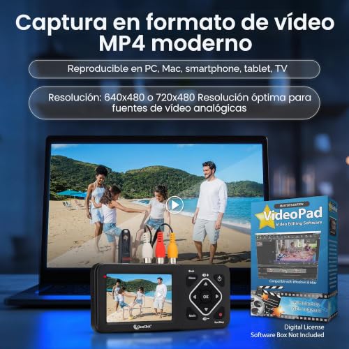 Convertidor de Video a Digital 2.0 ClearClick para Cintas VHS y VCR 4
