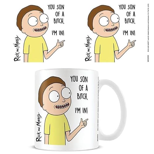 Pyramid International Rick and Morty (Son of A Bitch) Mug - 10Oz / 315Ml Ceramic Mug - One Size