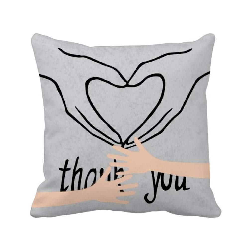 Coussin de coeur personnalisé noir Geste objet déco design et personnalisable en ligne