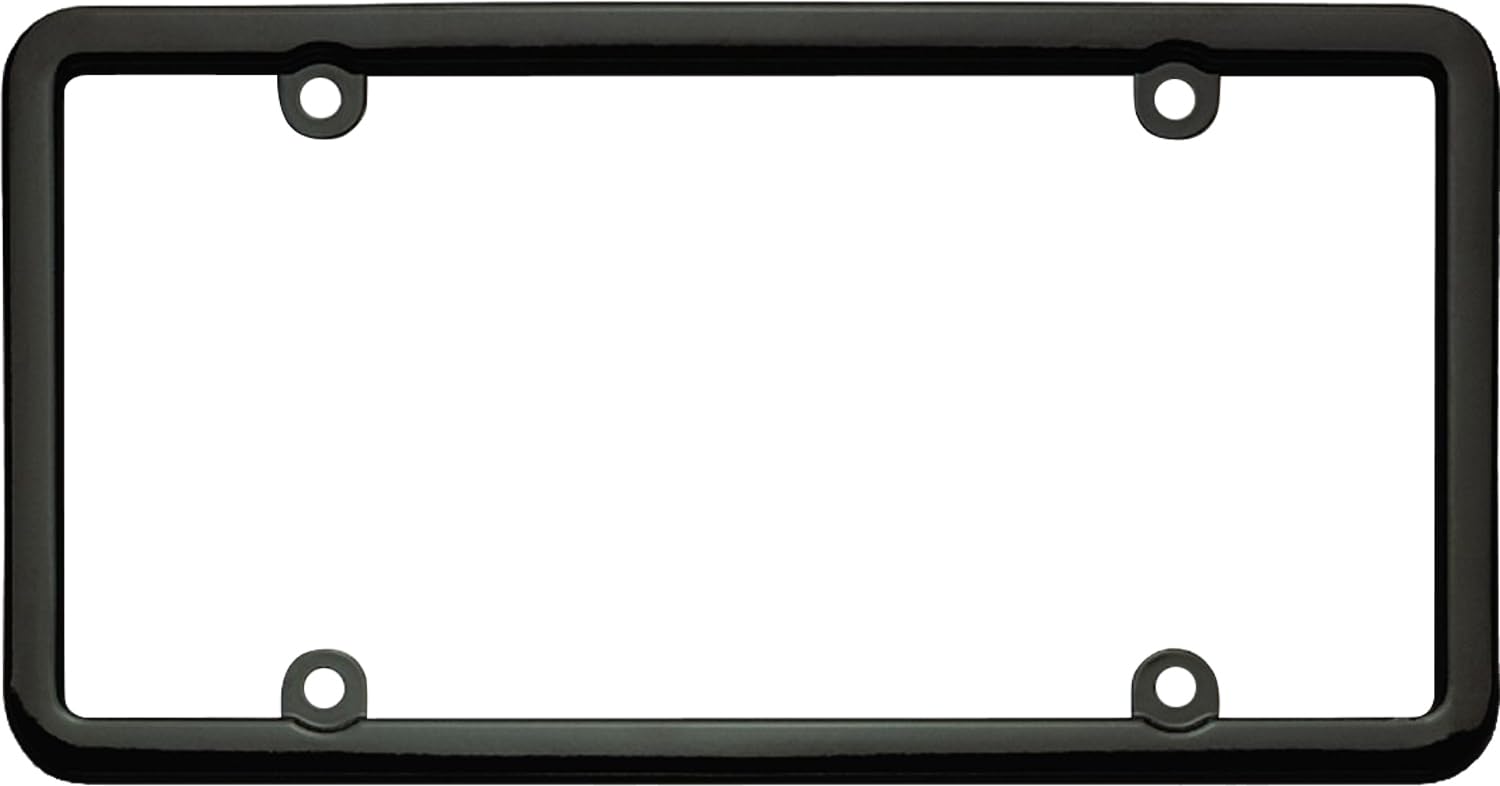 Cruiser Accessories 20050 Classic Lite License Plate Frame, Black,1 Frame