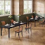 Tribesigns Rectangular Commercial Large Dining Table Set of 2, 78.7