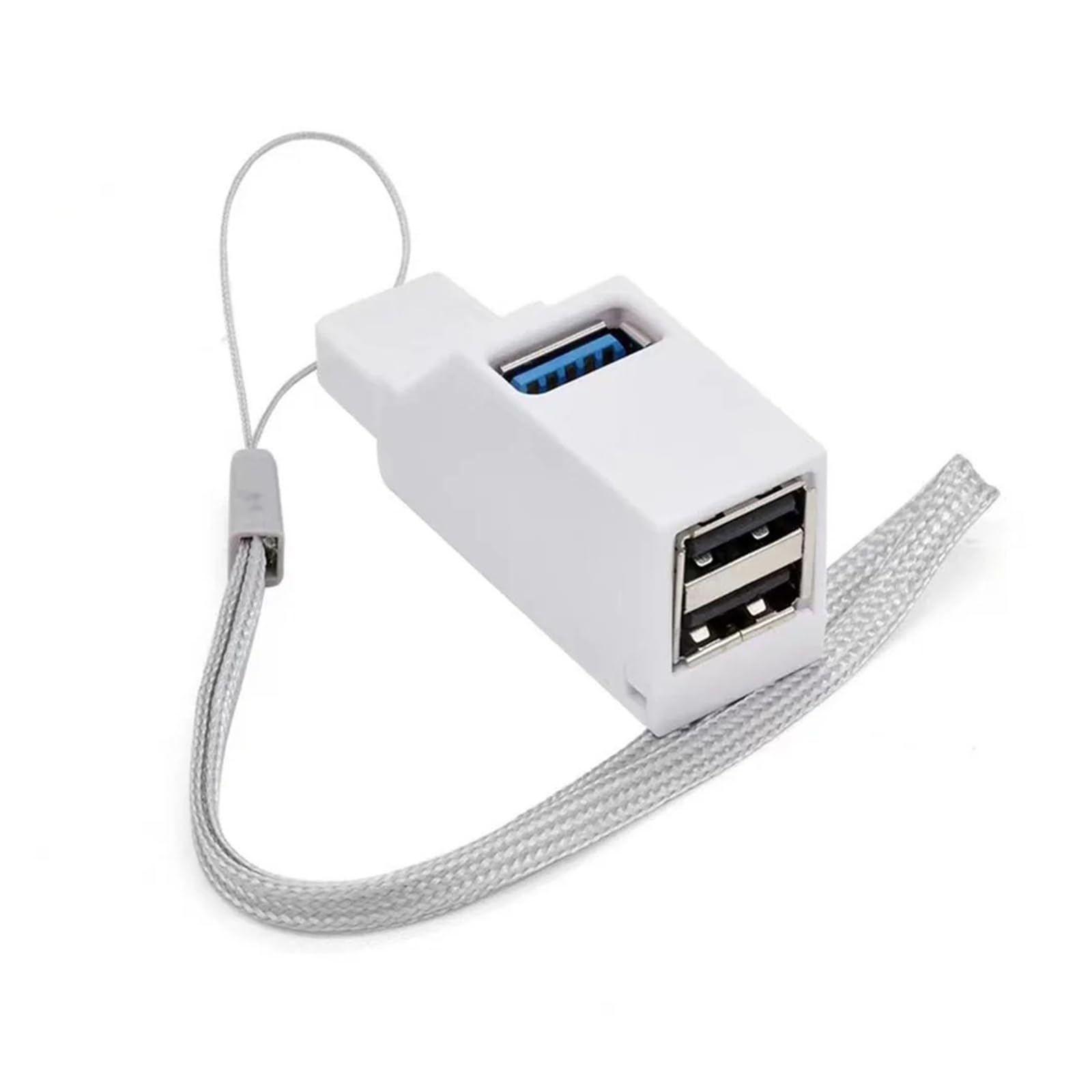 Adattatore hub USB a 3 porte ad alta velocità per PC (nero USB 2.0)
