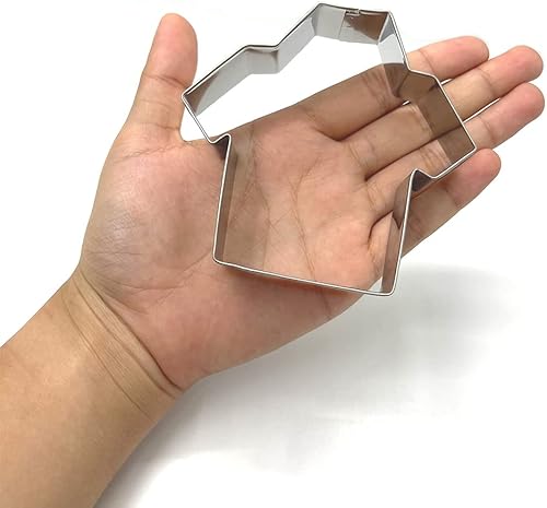 Miniatura 5 de LILIAO Camisa de papá/Sports Jersey Cortadores de galletas, 3.7", acero inoxidable