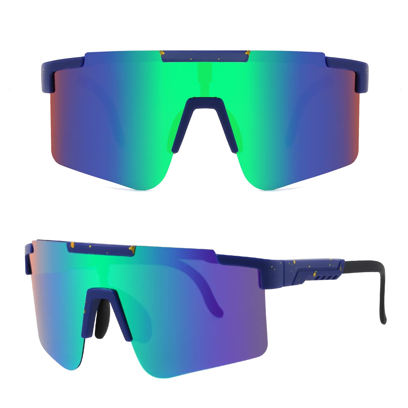 NICBOOY Sunglasses, Outdoor Sports Cycling UV 400 Protection Sunglasses, Bicycle Driving Fishing Running for Men Women
