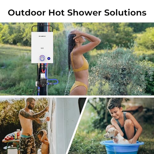 image for CAMPLUX ENJOY OUTDOOR LIFE CAMPLUX Portable Tankless Water Heater with
