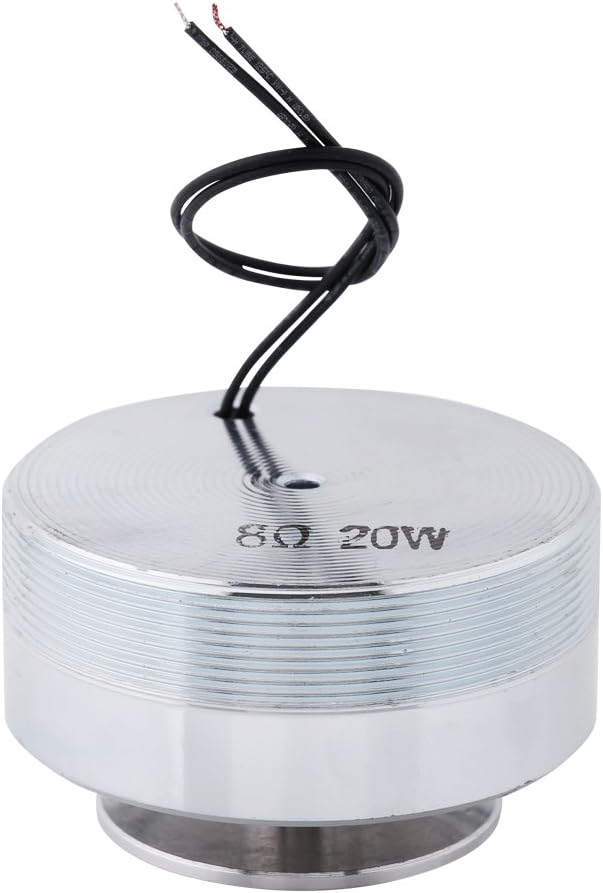 Walfront Resonance Speaker,1Pcs 50MM 2Inch All Frequency Resonance Speaker Vibration Strong Bass Louderspeaker (8Ω,20W)