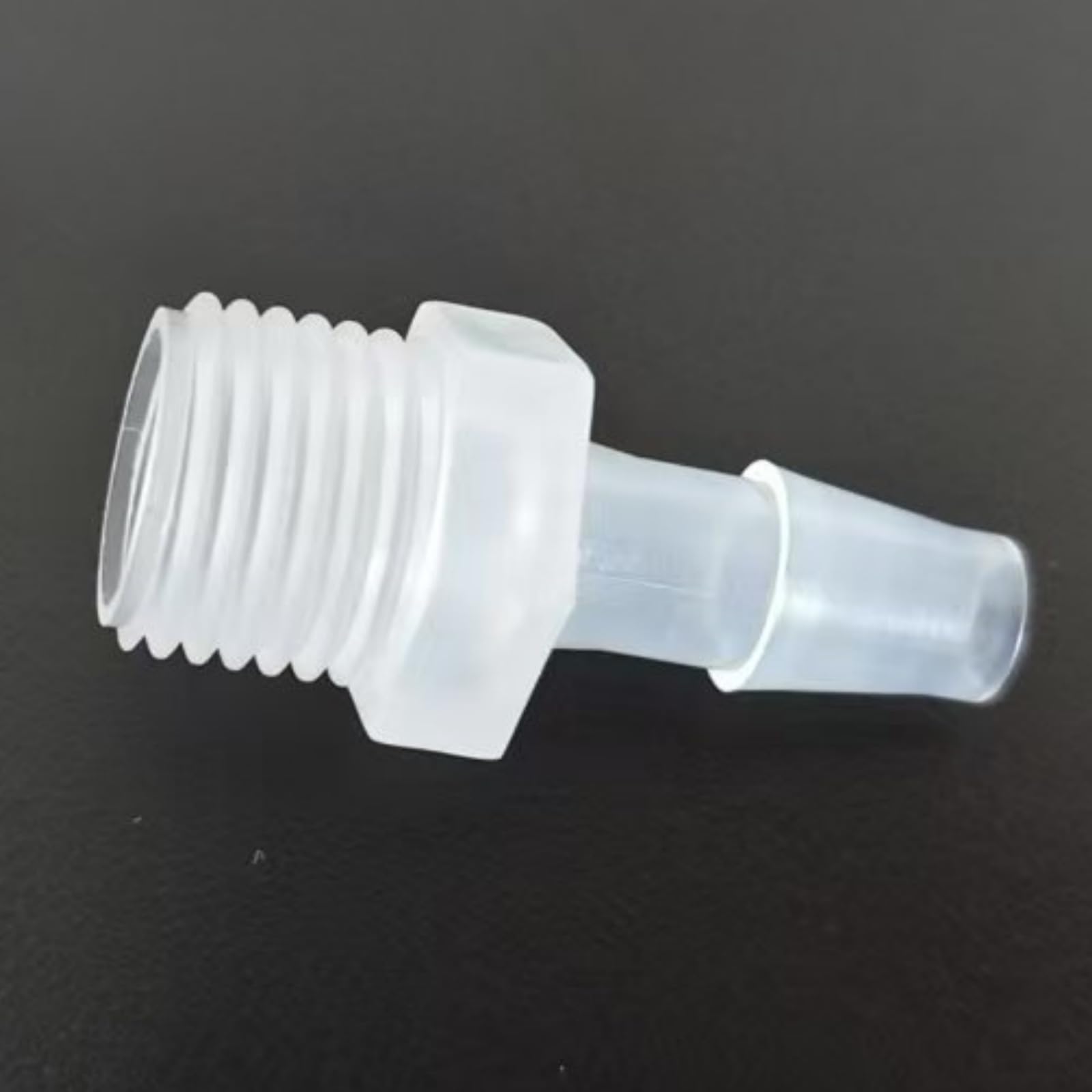 Adaptador de rosca macho 1/4G – Conector de manguera de plástico PP duradero for maquinaria de laboratorio y alimentos – Paquete de 50(1/4inch 6.4mm)