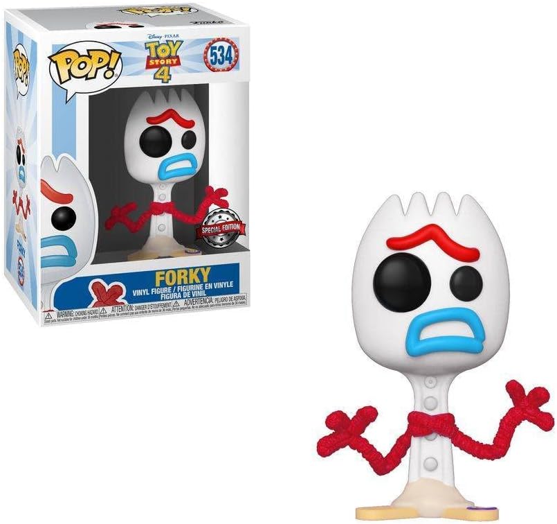 Funko Pop-Disney Toy Story 4 Forky Limited Edition (Sad Face), 1