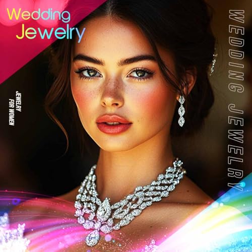 CLOACE Colorful Crystal Choker Necklace Sparkly Rhinestone Chokers Necklaces Chain Party Prom Neck Jewelry for Women3