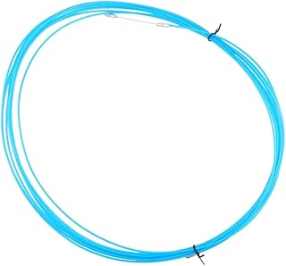 Hemobllo 15m Dispositivo De Enhebrado Eléctrico Manual Para Instalación De Cables Pasacables De Alta Dureza y Herramienta De Electricista Color Azul