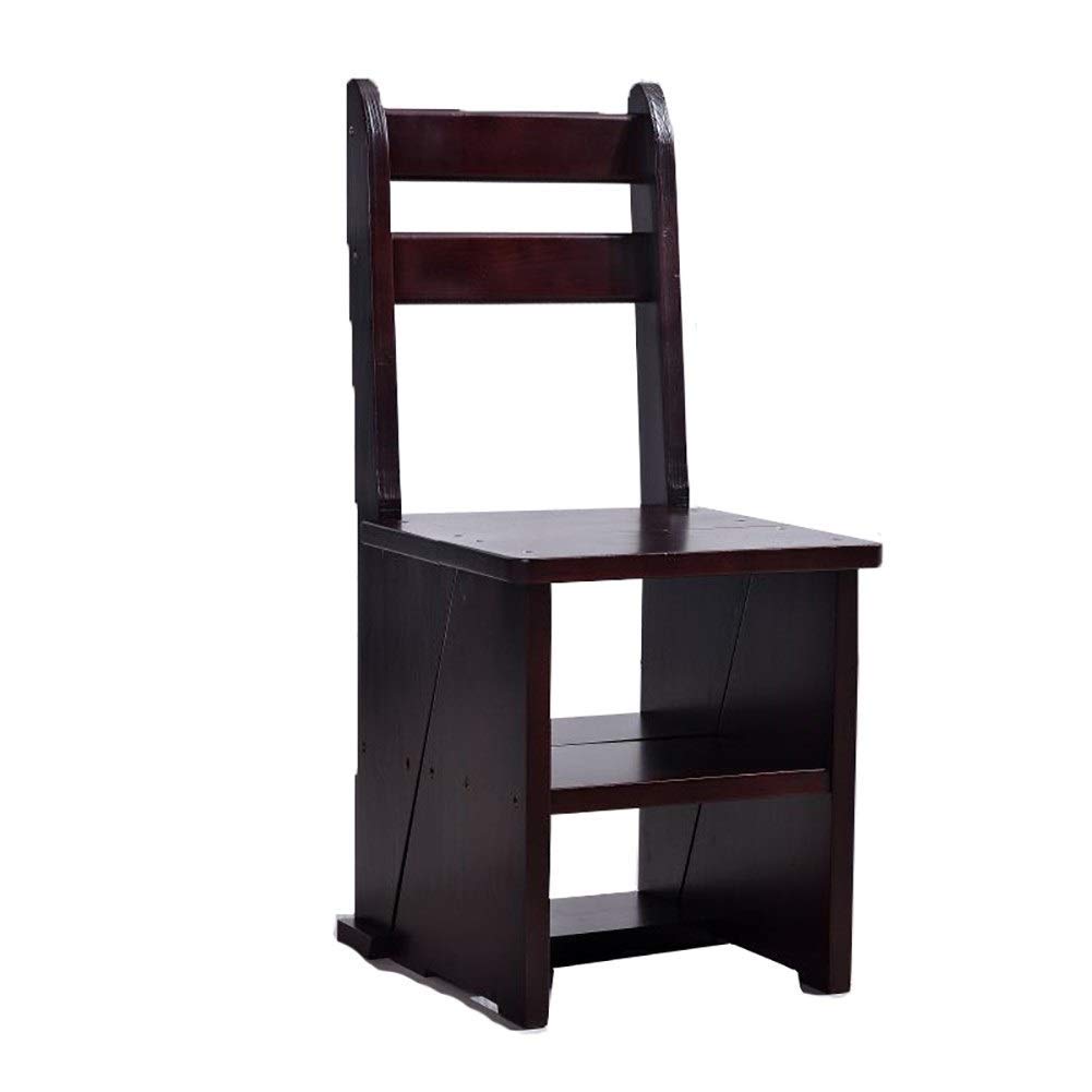 Échelle d'escalier bois escalade intérieure chaise multifonctionnelle escabeau