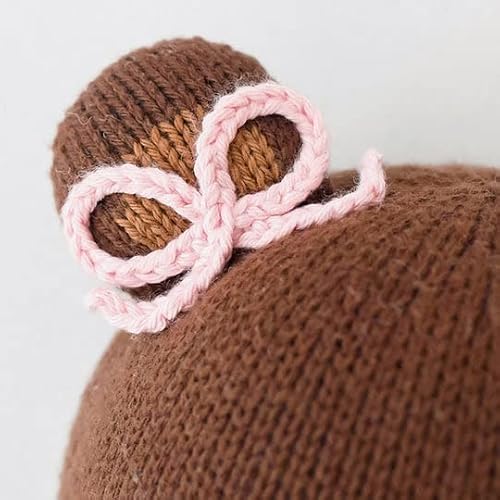 Cuddle + Kind Ivy The Bear Little 13" Hand-Knit Doll – 1 Doll = 10 Meals, Fair Trade, Heirloom Quality, Handcrafted In Peru, 100% Cotton Yarn #TOP3