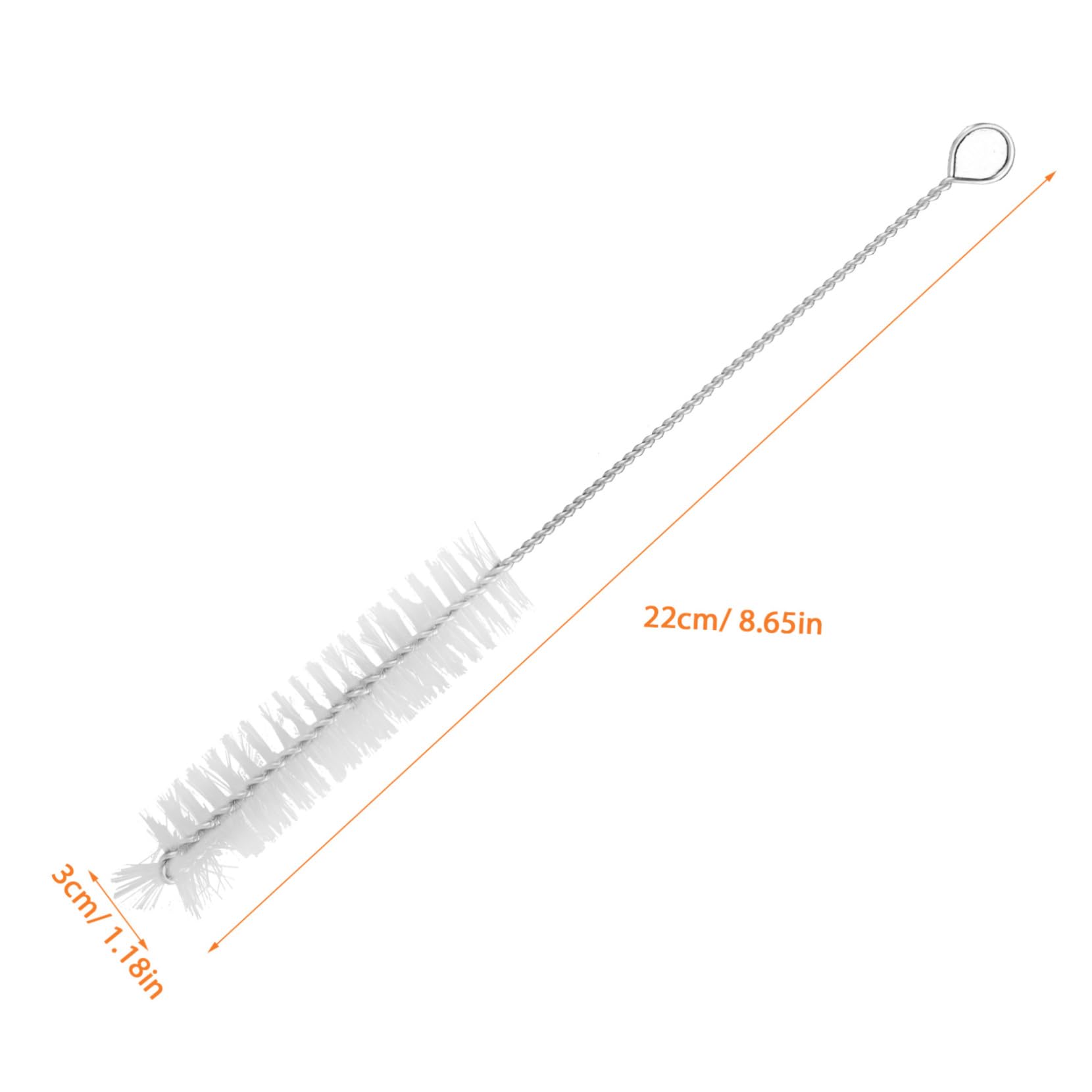 HOODANCOS 1 Set Multi Function Nylon Bottle Brush Cleaner Straw and Tube Cleaning Brush Soft Bristles for and Scratch Cleaning for Water Bottles and Straws