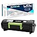 Price comparison product image LCL Compatible Toner Cartridge 50F2U00 502U 50F2U0E 502UE 50F0UA0 500UA 20000pages (1 -pack Black) Replacement for Lexmark MS510dn Lexmark MS610DN MS610DTN MS610DE MS610DTE