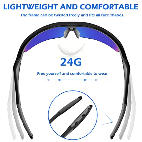Image of OXG 12 Pack Safety Glasses, ANSI Z87.1 Protective Eyewear for Men Women