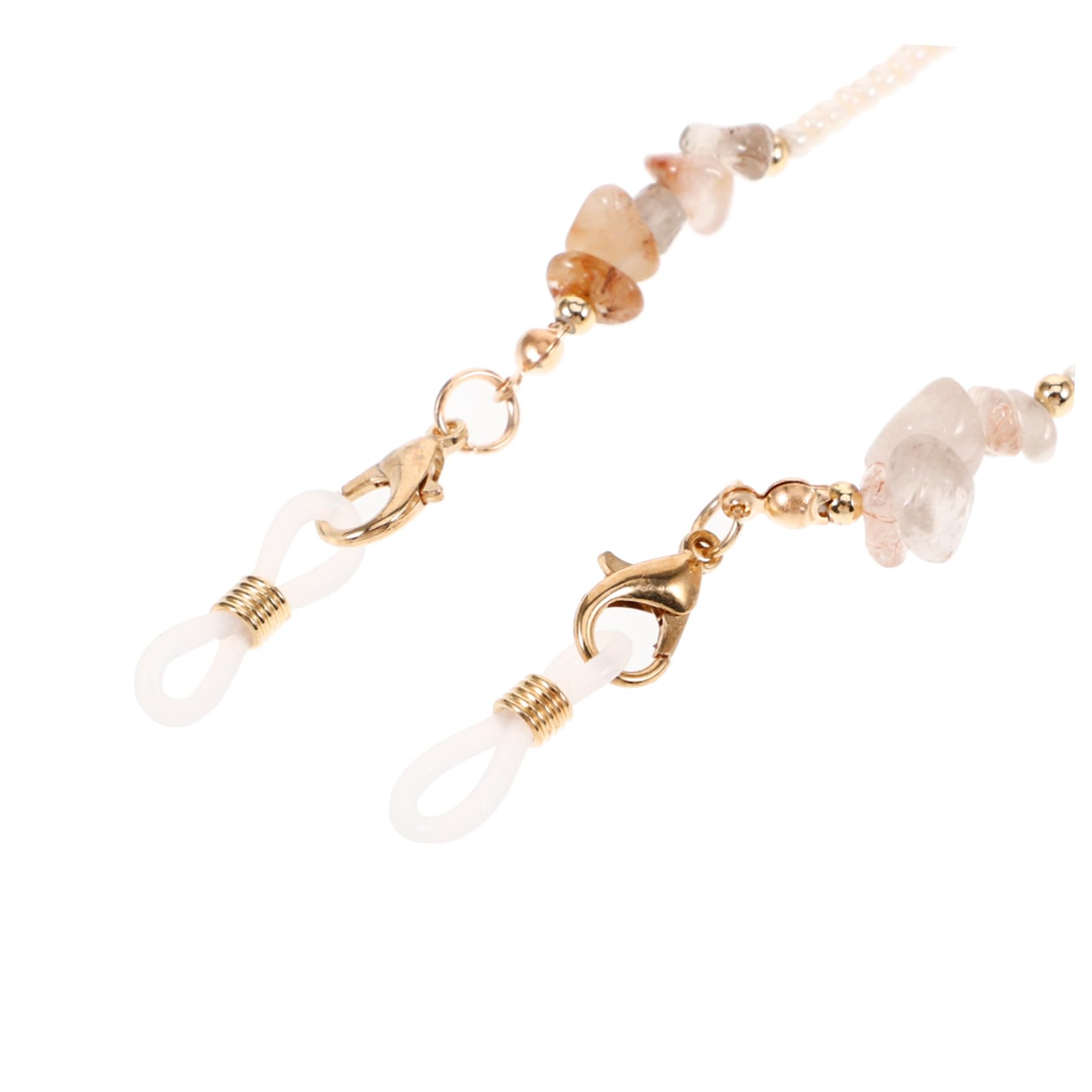LIFKOME 2Pcs Occhiali Di Cristallo Catena Occhiali Da Sole Catene Per Le Donne Catena Per Occhiali Catena Di Per Gli Occhi Maschera Collana Catena Di Perline