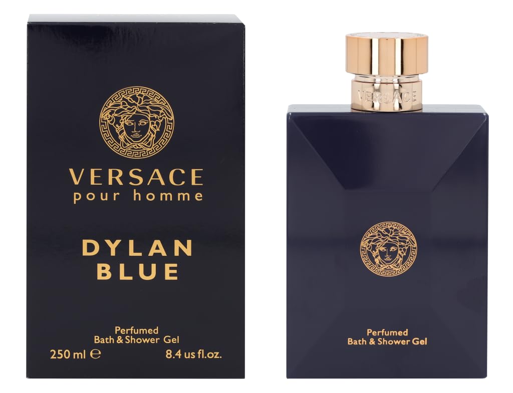 Versace Pour Homme Dylan Blue for Men 8.4 oz Perfumed Bath & Shower Gel