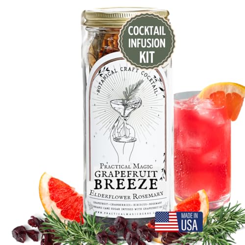 Practical Magic Grapefruit Breeze Craft Cocktail Infusion Kit, Dry Craft Mix ...